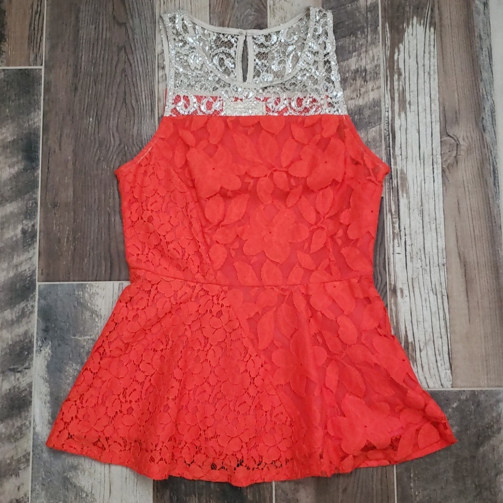 Anthropologie Moulinette Soeurs Lace Tank 0
